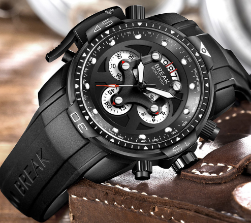 Luxury Brand Unique Casual Fashion Rubber Band Sport Wristwatches